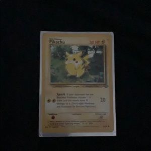 Extremely rare base set pikachu card
